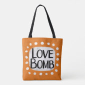 Love Bomb Canvas tas (Achterkant)