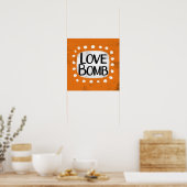 Love Bomb Poster Wall Art (Keuken)