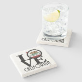 LOVE Bonny Doon Stenen Onderzetter (Zijkant)