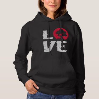 Love Bonsai Tree Japanse miniatuur Plant Lover Di Hoodie