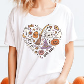Love Boo! Retro Halloween Hart Tri-Blend Shirt