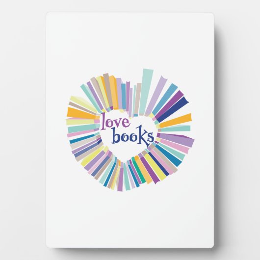 Love Books Fotoplaat (voorkant)