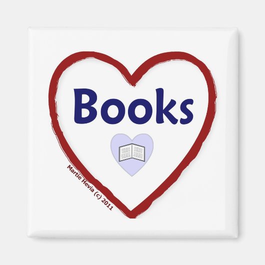 Love Books Magneet (Voorkant)