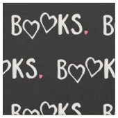 Love Books Pink Hearts Stof (Close Up)