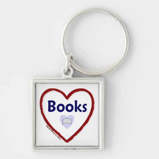 Love Books Sleutelhanger (Voorkant)