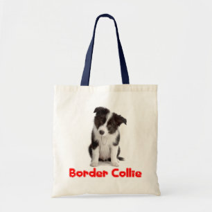 Love Border Collie Puppy Dog Canvas tas