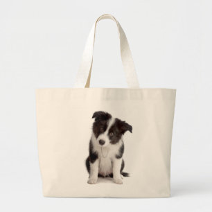 Love Border Collie Puppy Dog Canvas tas