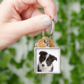 Love Border Collie Puppy Dog Sleutelhanger (Hand)