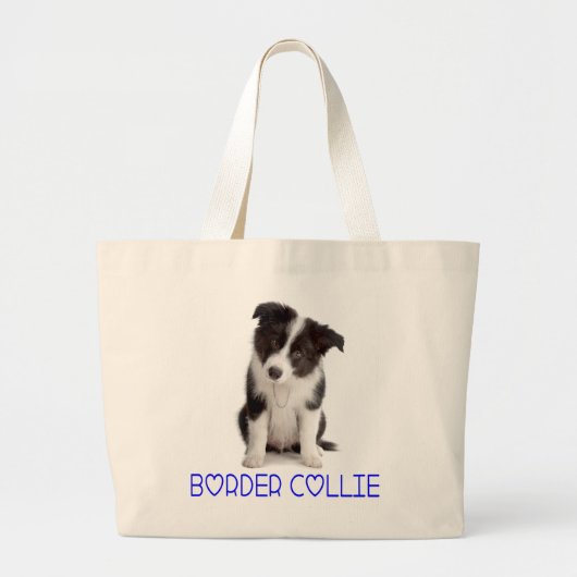 Love Border Collie Puppy Hond Tas (Voorkant)