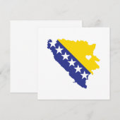 Love Bosnia Herzegovina Gift Bosnian Pride Heart Kaart (Voorkant / Achterkant)