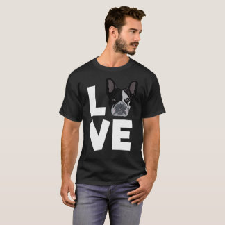 Love Boston Terrier Hondenliefhebbers Gifts and Ap T-shirt