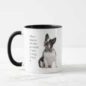 Love Boston Terriers Dogs Zoveel Fun Quote Mok (Links)
