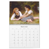 Love, Bouguereau 2010 Calendar Kalender (Mar 2026)