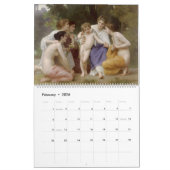 Love, Bouguereau DIY kalender (Feb 2026)