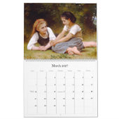 Love, Bouguereau DIY Year Calendar Kalender (Mar 2027)