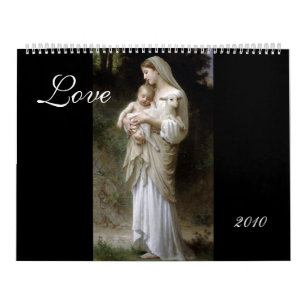 Love, Bouguereau DIY Year Calendar Kalender