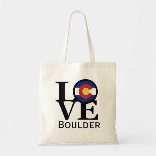 LOVE Boulder Colorado Tas (Voorkant)