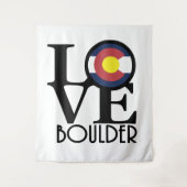 LOVE Boulder Colorado Wandkleed (Voorkant)