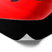 Love Bowling Ball Hearts Bowling Lover Valentine's Poster (Hoek)