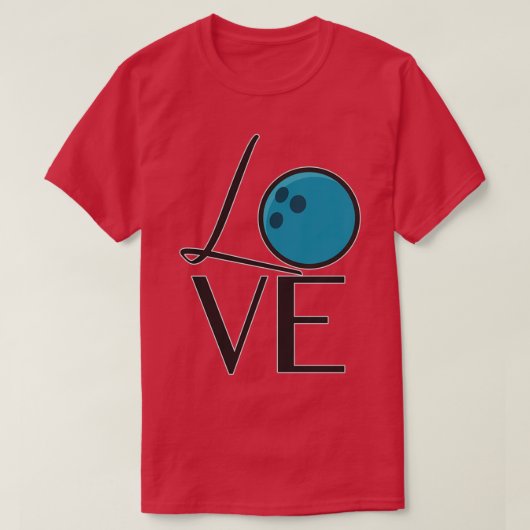 Love bowling Classic TShirt (Design voorkant)