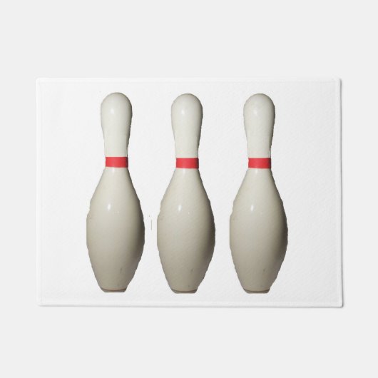 Love Bowling Pins Deurmat (Voorkant)