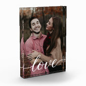 Love Boyfriend Girlfriend Custom Vertical Photo Fotoblokken (Links)