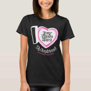 Love Boyvriend with Photo Newly Weds Bff T-shirt