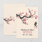 Love Branch Aankondiging van de reddingsdatum (Voorkant / Achterkant)