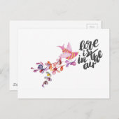 Love Branch Bird Briefkaart (Voorkant / Achterkant)
