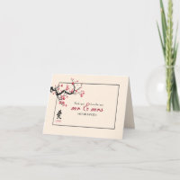 Love Branch Dank u fotokaart