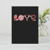 Love Brandweerman Valentijnsdag | Brandweervrouw Feestdagenkaart (Staand voorkant)