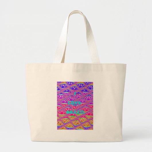 Love Brazilië.png Grote Tote Bag (Voorkant)