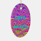 Love Brazilië.png Keramisch Ornament (Rechts)
