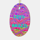 Love Brazilië.png Keramisch Ornament (Links)