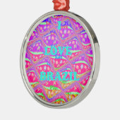 Love Brazilië.png Metalen Ornament (Links)