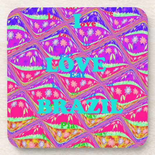Love Brazilië.png Onderzetter (Voorkant)