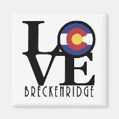 LOVE Breckenridge CO Magnet (Voorkant)