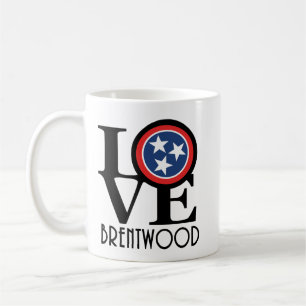 LOVE Brentwood Tennessee 11oz Koffiemok