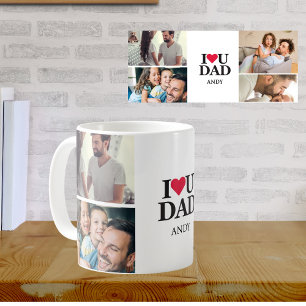 Love Brewed Daily - aangepaste foto-Mok voor papa Koffiemok