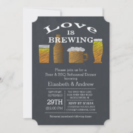 Love Brewing Barbecue repetitie diner uitnodiging