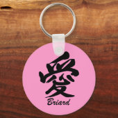 love briard sleutelhanger (Voorkant)