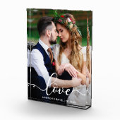 Love Bride Groom | Weddenschapsfotoblok Fotoblokken (Rechts)