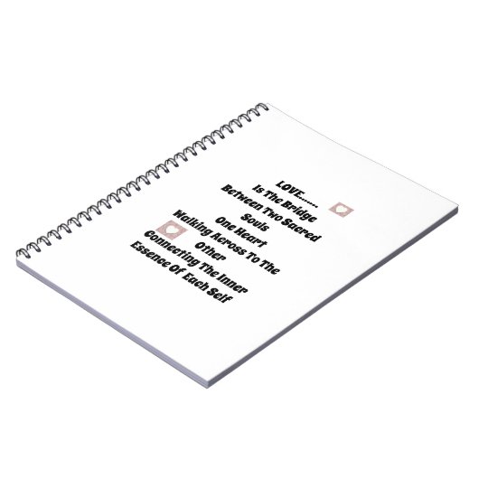 Love Bridge Notitieboek (Linkerzijde)