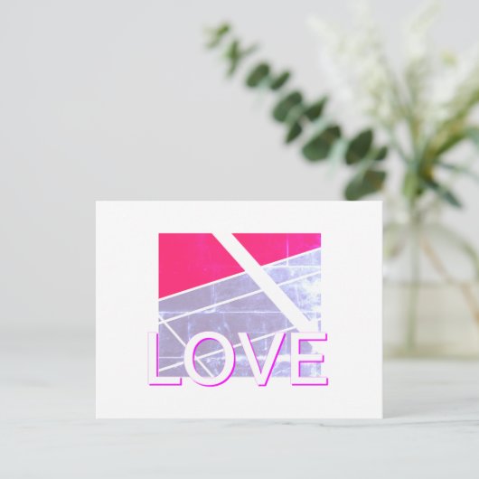 love briefkaart (Staand voorkant)