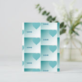 Love. Briefkaart (Staand voorkant)