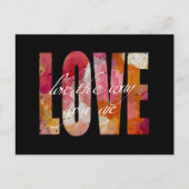 Love briefkaart (Voorkant)