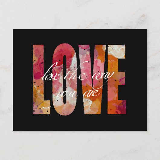 Love  briefkaart (Voorkant)