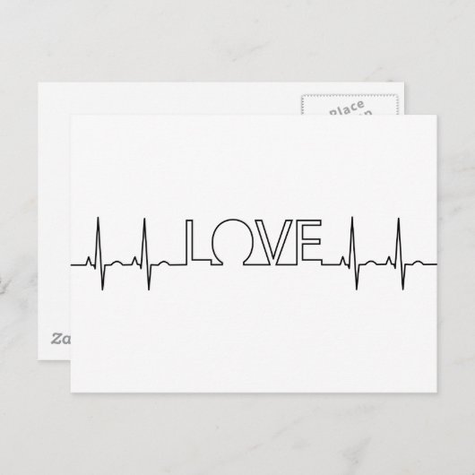 Love Briefkaart (Voorkant / Achterkant)