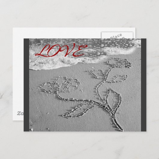 \ LOVE BRIEFKAART (Voorkant / Achterkant)