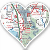 Love Brigham City Sticker (Voorkant)